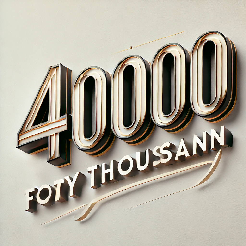 Understanding and Using the Correct 40000 Spelling in English